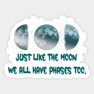 Moon Phases Sticker